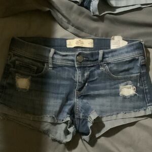 Hollister Blue Denim Shorts